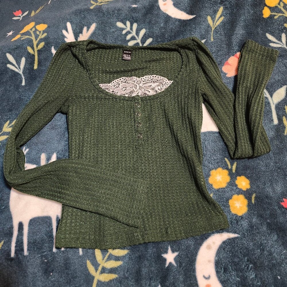 Forest Green Bella Swan Top